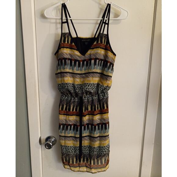 City Triangles Babydoll Dress - Animal Geometric Print - Small - Festival Boho - Picture 8 of 10